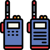 Walkie talkies