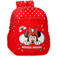 MOCHILA 33CM MINNIE RAINBOW ROJO