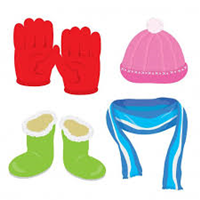 Conjuntos infantiles gorro y guantes