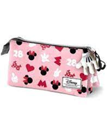 Portatodo Pinky Minnie Disney triple