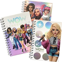 LIBRETA A 5 CON PEGATINAS WOW GENERATION