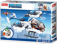 Juego de Construcción Helicoptero Policia