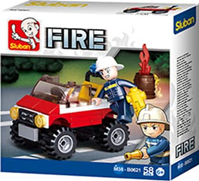 Juego de Construccion Bomberos 58 piezas