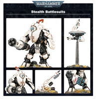 T'AU EMPIRE: EXOARMADURA SIGILO  XV25 STEALTH BATTLESUITS