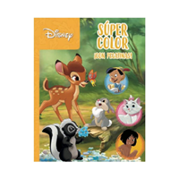 LIBRO COLOREAR Y PEGATINAS DISNEY