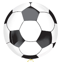 Globos Orbz Balones de Futbol - Aluminio 40cm-45cm