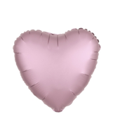 18/43cm Corazon Rosa Pastel Metal