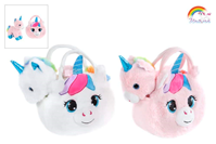 BOLSO DE PELUCHE UNICORNIO 20CM