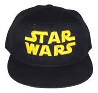 VISERA BORDADA DORADA STAR WARS