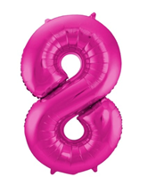 GLOBO Nº8 FUCSIA 110cm