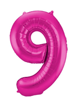 GLOBO Nº9 FUCSIA 110cm