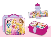 BOLSA MERIENDA PRINCESAS  SANDWICHWERA + CANTIMPLORA