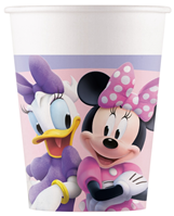 VASOS PAPEL MINNIE JUNIOR 8ud