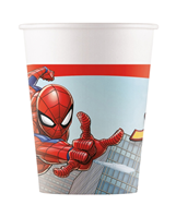 VASOS PAPEL SPIDERMAN 200ml 8ud