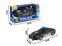 COCHE DE POLICIA DE FRICCION CON LUCES Y SONIDOS 20CM