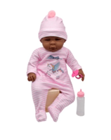 MUÑECA LILI PIJAMA ROSA 45CM