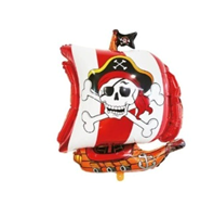 GLOBO MYLAR BARCO PIRATA 54*68CM