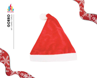 GORRO PAPA NOEL TERCIOPELO INF