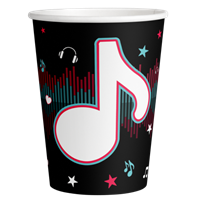 8 Vasos Dance Party 250 ml