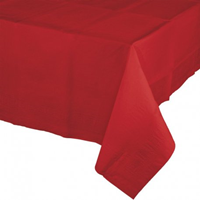 MANTEL DE PAPEL ROJO 120 x 180 CM CLASSIC RED 