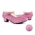 Zapato Tacón Purpurina Rosa N. 22