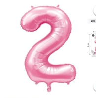 Globo Foil 110 cm Rosa Baby 2