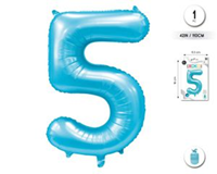 Globo Foil 110 cm Azul Baby 5