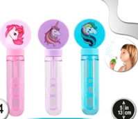 Pompas de Jabón Unicornio