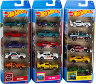 HOT WHEELS 1806 MATTEL/ PACK DE 5 VEHICULOS