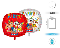 Globo Foil Patrulla Canina 46 cm 