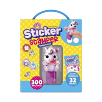 STICKER STAMPER - UNICORNIOS (FORMATO CAJA CARTON)