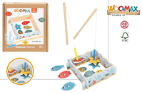 JUEGO DE MADERA PESCA WOOMAX