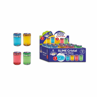 SLIME CRISTAL COLORES PECECITOS 180 grs