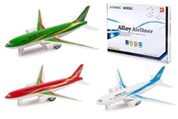 AVION PASAJEROS METAL CON LUCES Y SONIDO 20CMRETRO