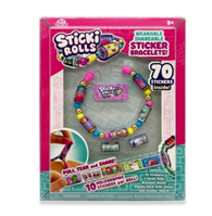 Set de pulseras Sticki Rolls ¡crea impresionantes pulseras con temática Hawaii! incluye 2 rollos intercambiables