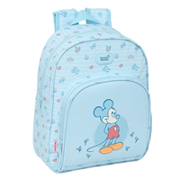 Mochila Infantil Adapt.Carro Mickey Mouse "Baby" 28x34x10 Cm