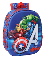 Mochila 3D Avengers 3D 27x33x10 Cm