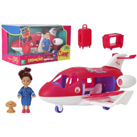AZAFATA Y AVION CON ACCESORIOS