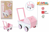 WOOMAX CARRITO MUÑECA MADERA