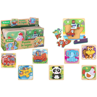PUZZLE DE MADERA ANIMALES 8 MODELOS