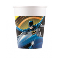8 VASOS DE PAPEL BATMAN