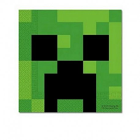 20 SERVILLETAS 33 CM MINECRAFT