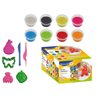 SET12 PLASTILINAS EN CAJA CON UTENSILIOS
