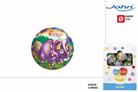 DINOSAURIO PELOTA PVC 13CM (HINCHADA)