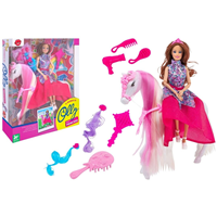 MUÑECA 30 CM CON CABALLO