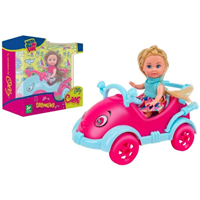 MUÑECA PEQUEÑA CON COCHE