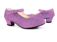 Zapato Tacón N. 28 Purpurina Fucsia 