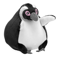 PELUCHE FLIPKINS PINGUINO DE PATAS NEGRAS 12.7CM