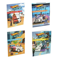 LIBRO PARA COLOREAR HOTWHEELS 30x21x,50cm/24PGS