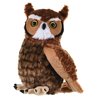 PELUCHE BUHO CORNUDO 30CM